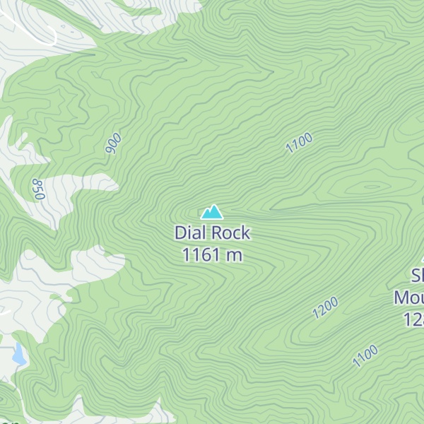 Map of Dial Rock