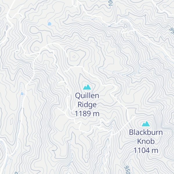 Map of Quillen Ridge