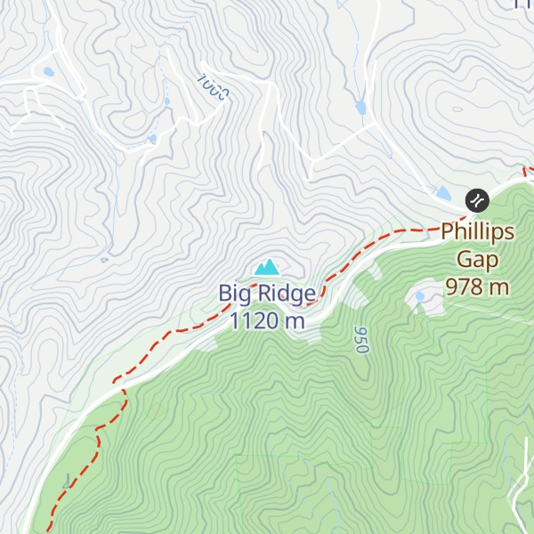 Map of Big Ridge