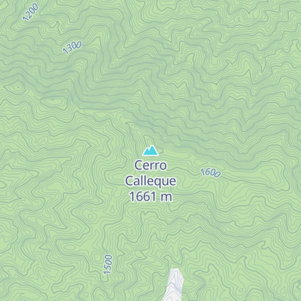 Map of Cerro Calleque