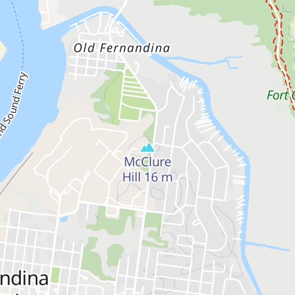 Map of McClure Hill