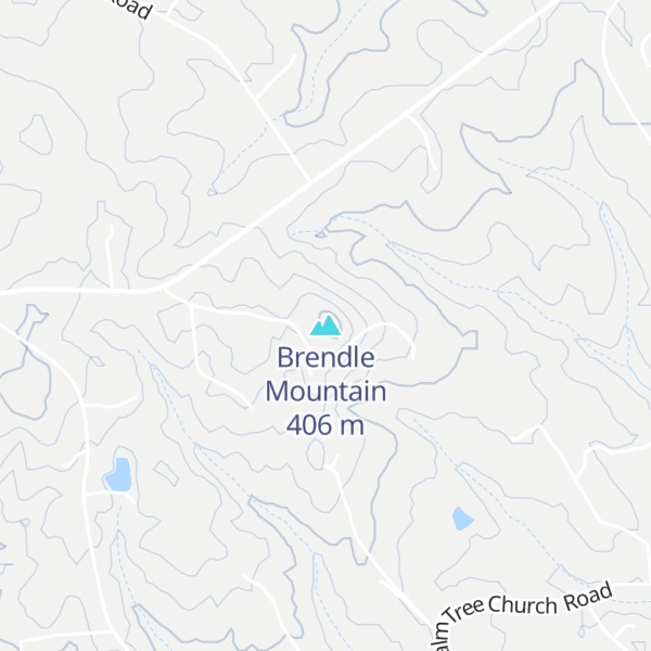 Map of Brendle Mountain