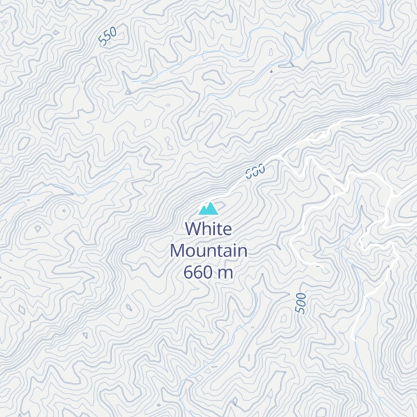 Map of White Mountain