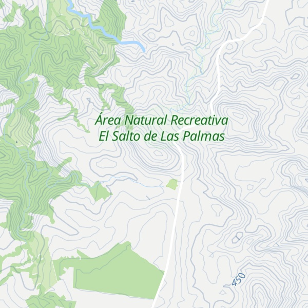 Map of Cerro San Cristóbal