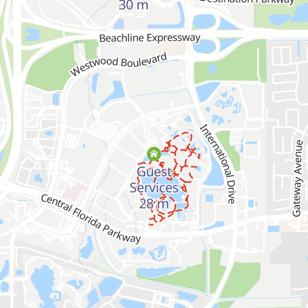 Map of Guest Services