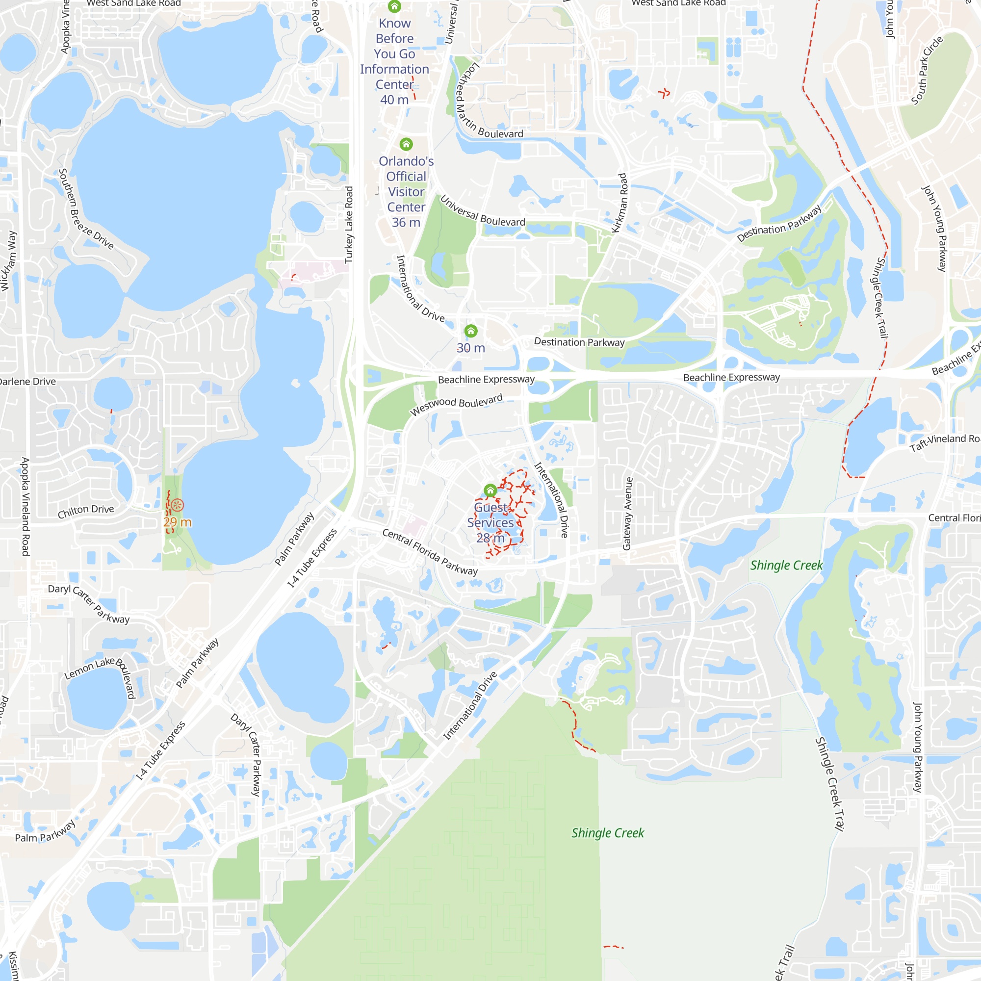 Guest Services map