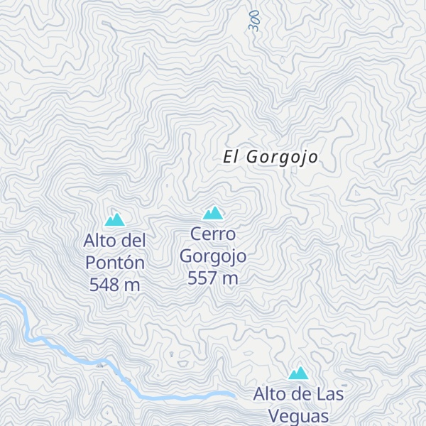 Map of Cerro Gorgojo