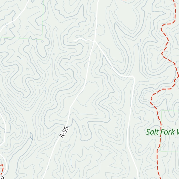 Map of Devils Knob