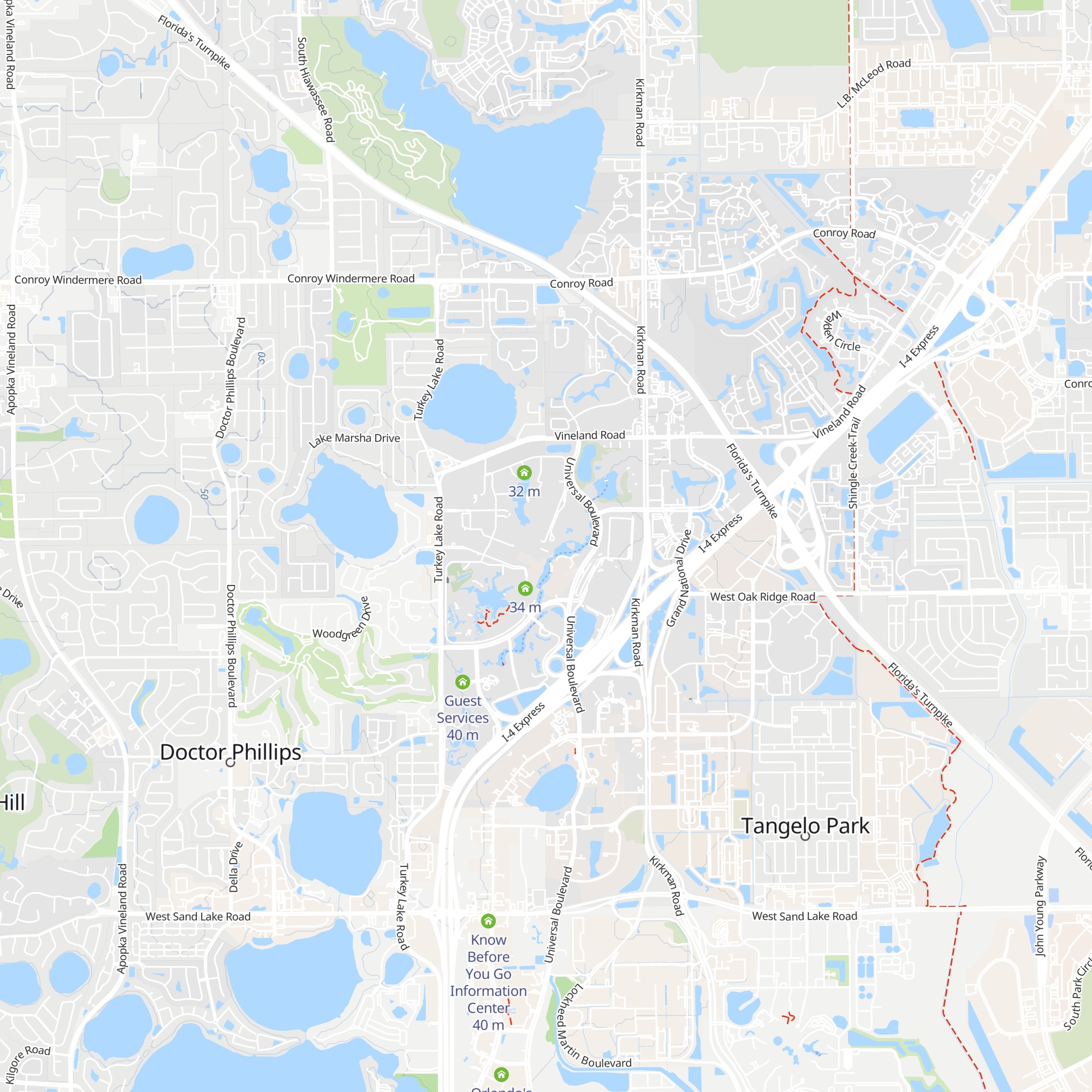 Guest Services map