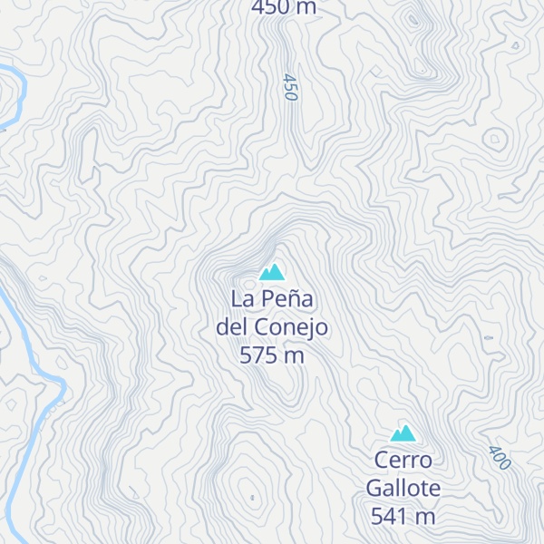 Map of La Peña del Conejo