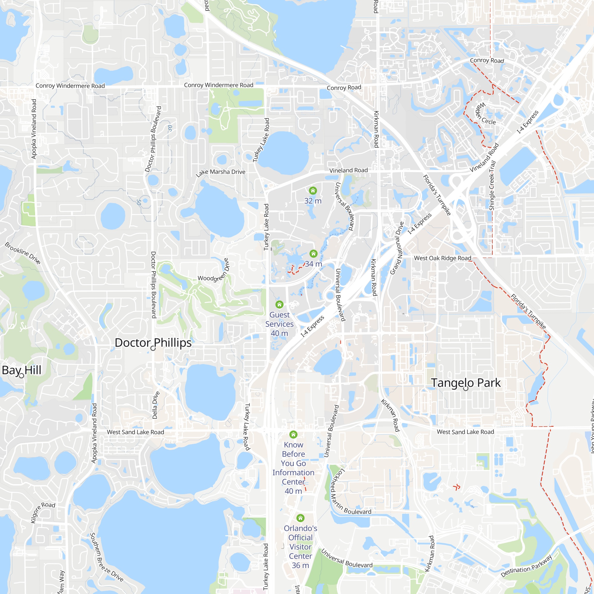 Guest Services map