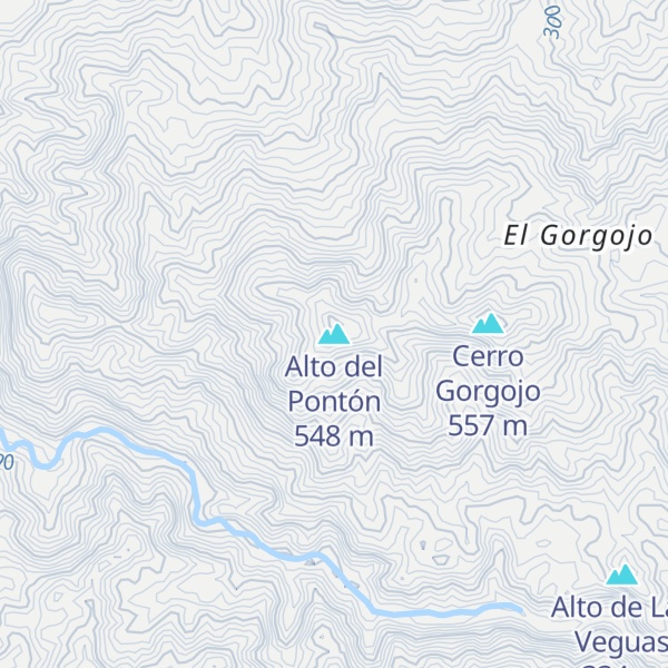 Map of Alto del Pontón