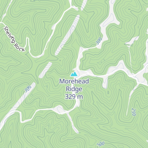 Map of Morehead Ridge