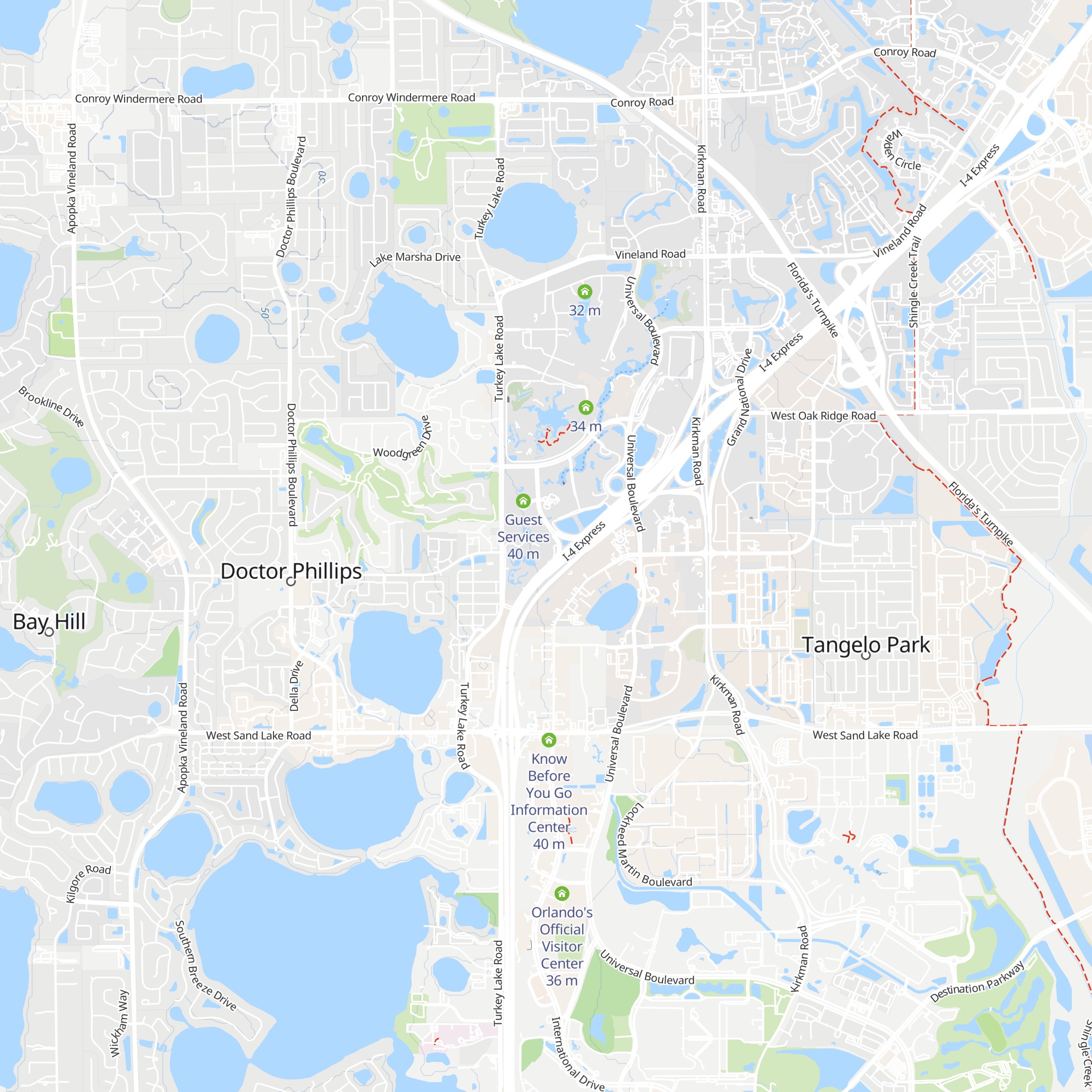 Guest Services map