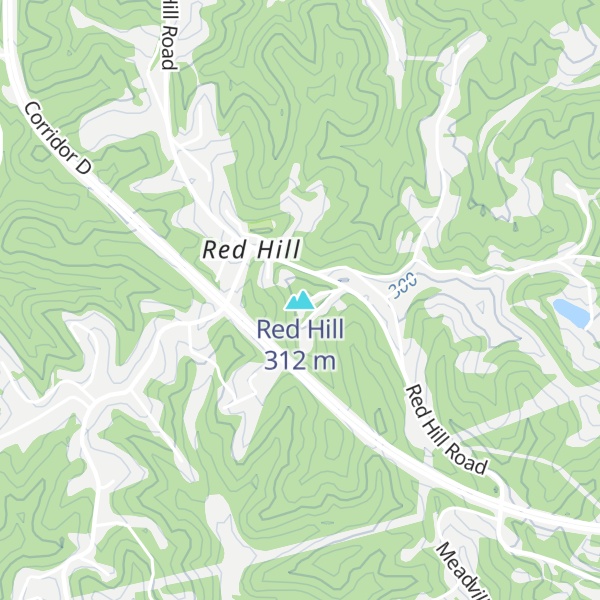 Map of Red Hill