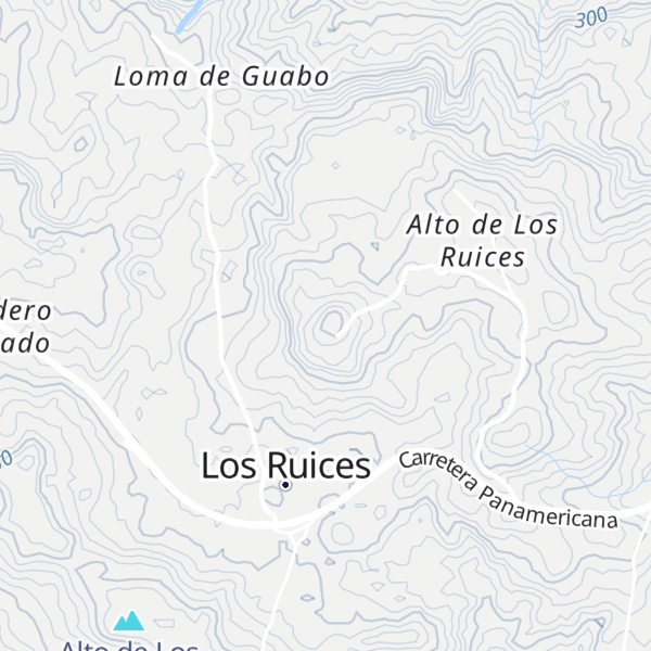 Map of Cerro San Cristóbal