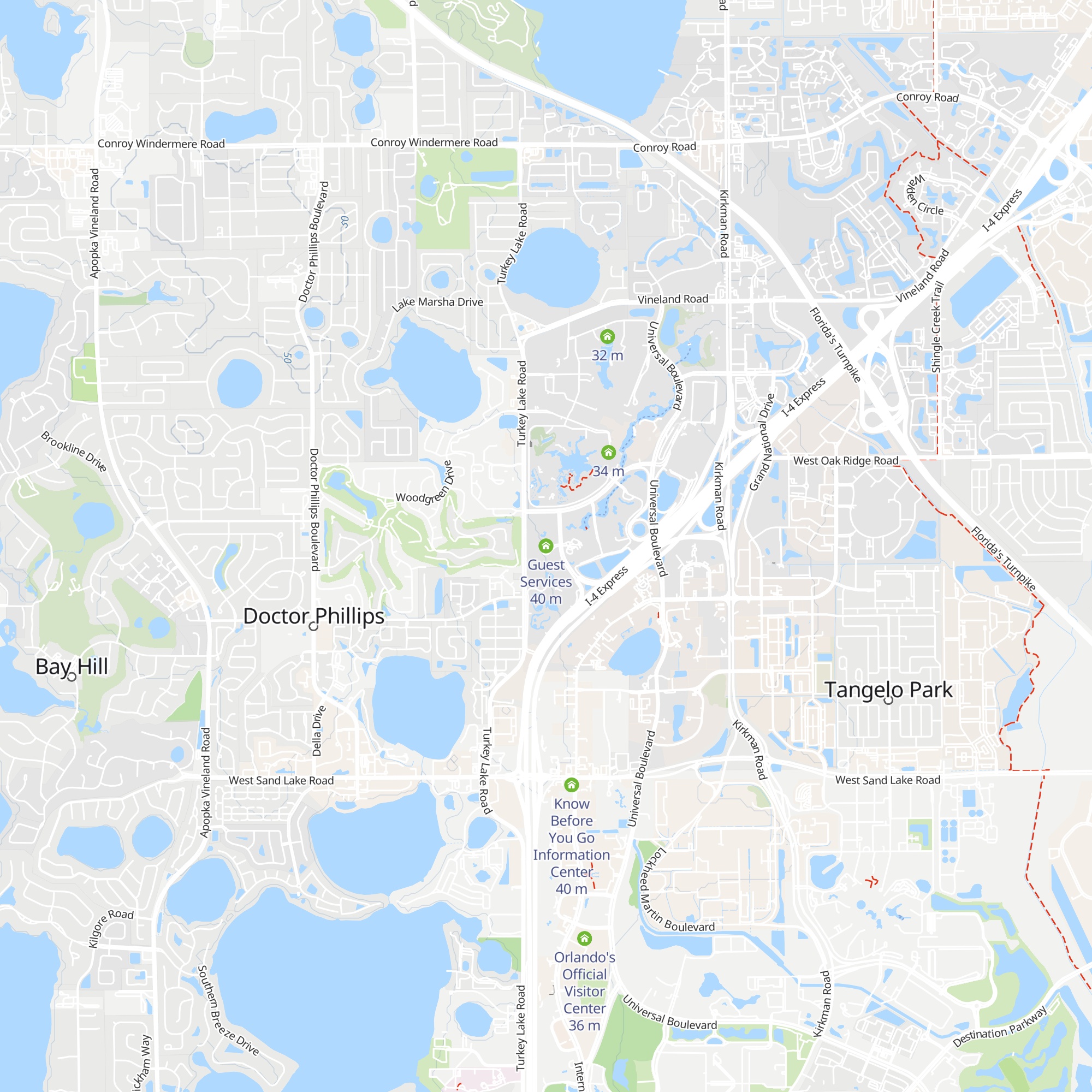 Guest Services map