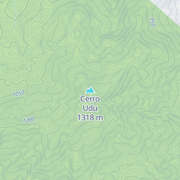 Map of Cerro Udu