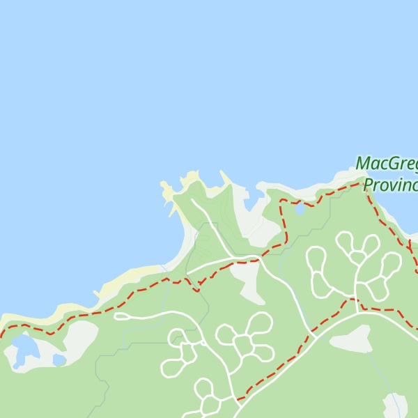 Map of MacGregor Point