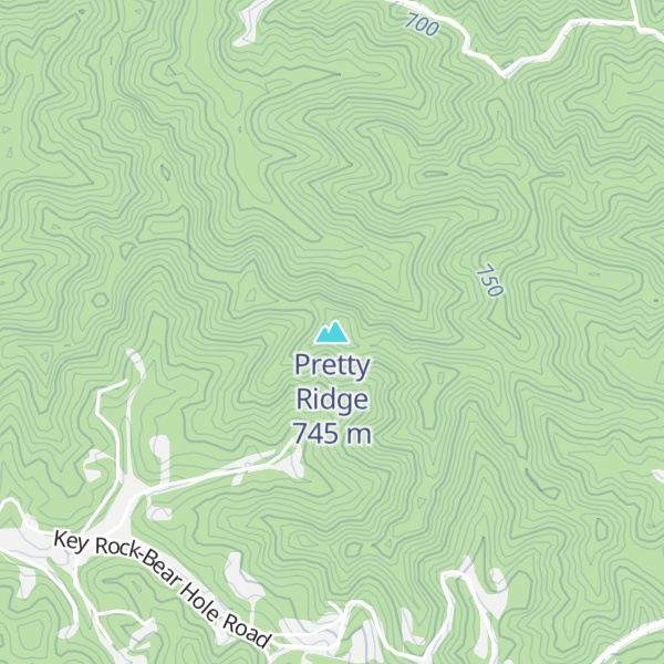 Map of Pretty Ridge