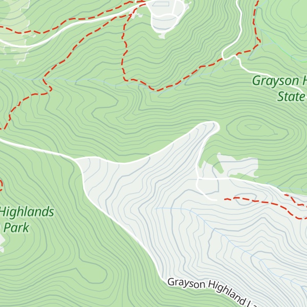 Map of Big Spring Ridge