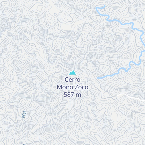 Map of Cerro Mono Zoco