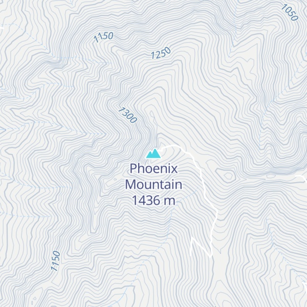Map of Phoenix Mountain