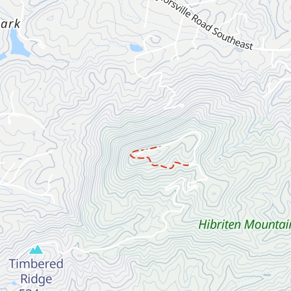 Map of Hibriten Mountain