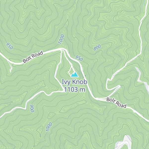 Map of Ivy Knob