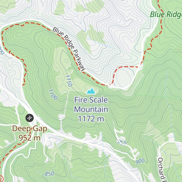 Map of Fire Scale Mountain