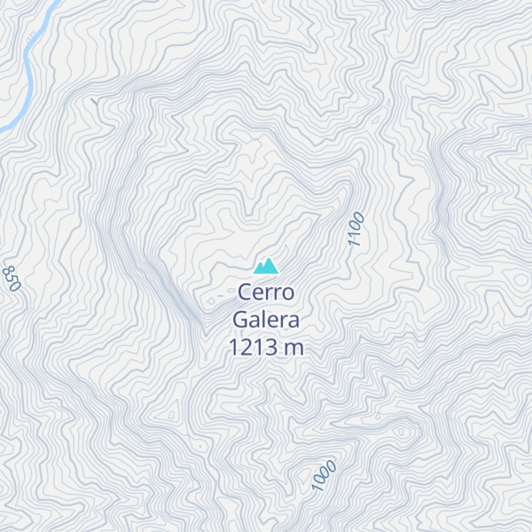 Map of Cerro Galera