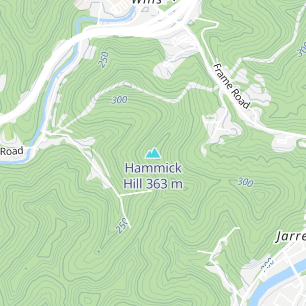 Map of Hammick Hill