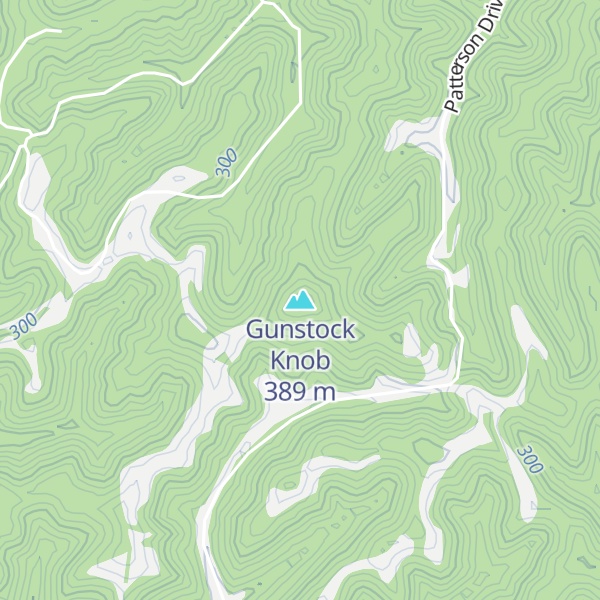 Map of Gunstock Knob