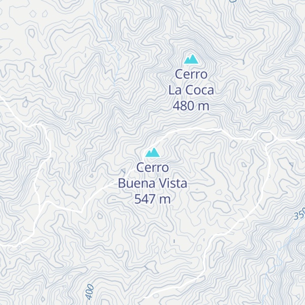 Map of Cerro Buena Vista