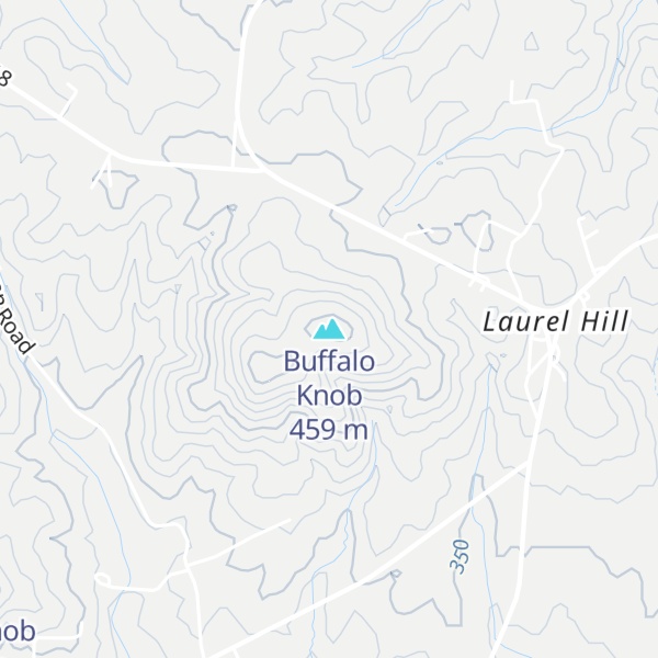 Map of Buffalo Knob