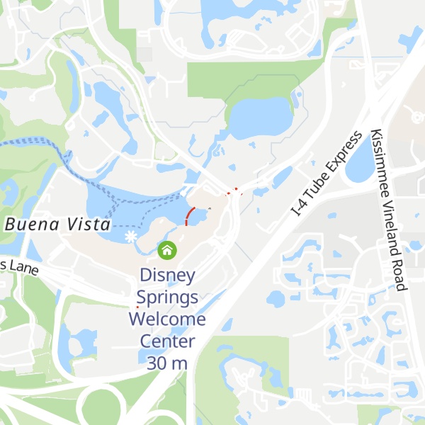 Map of Disney Vacation Club