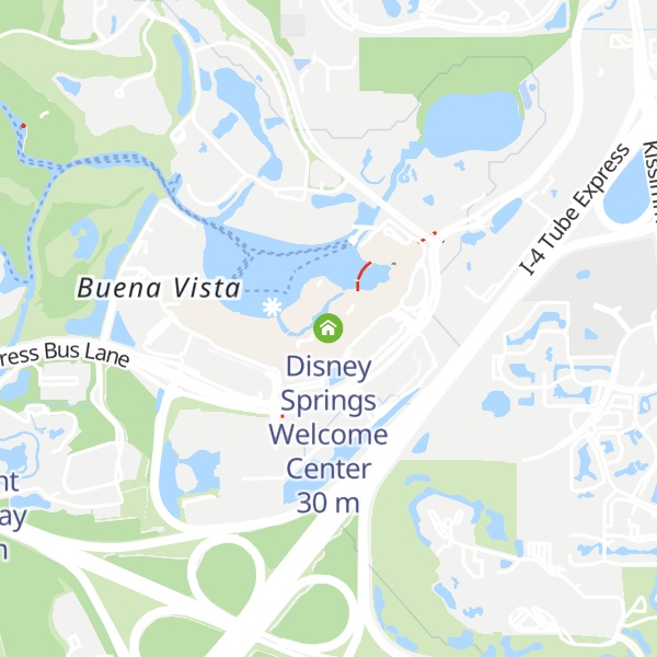Map of Disney Springs Welcome Center