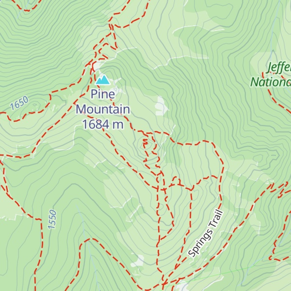 Map of Wilburn Ridge