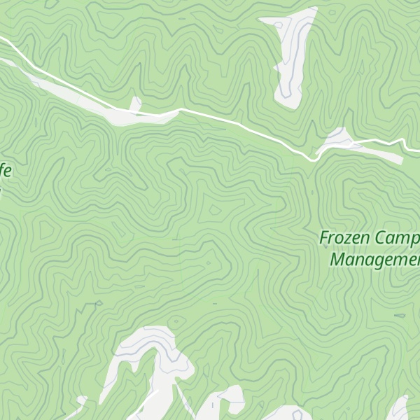 Map of Marsh Hart Knob