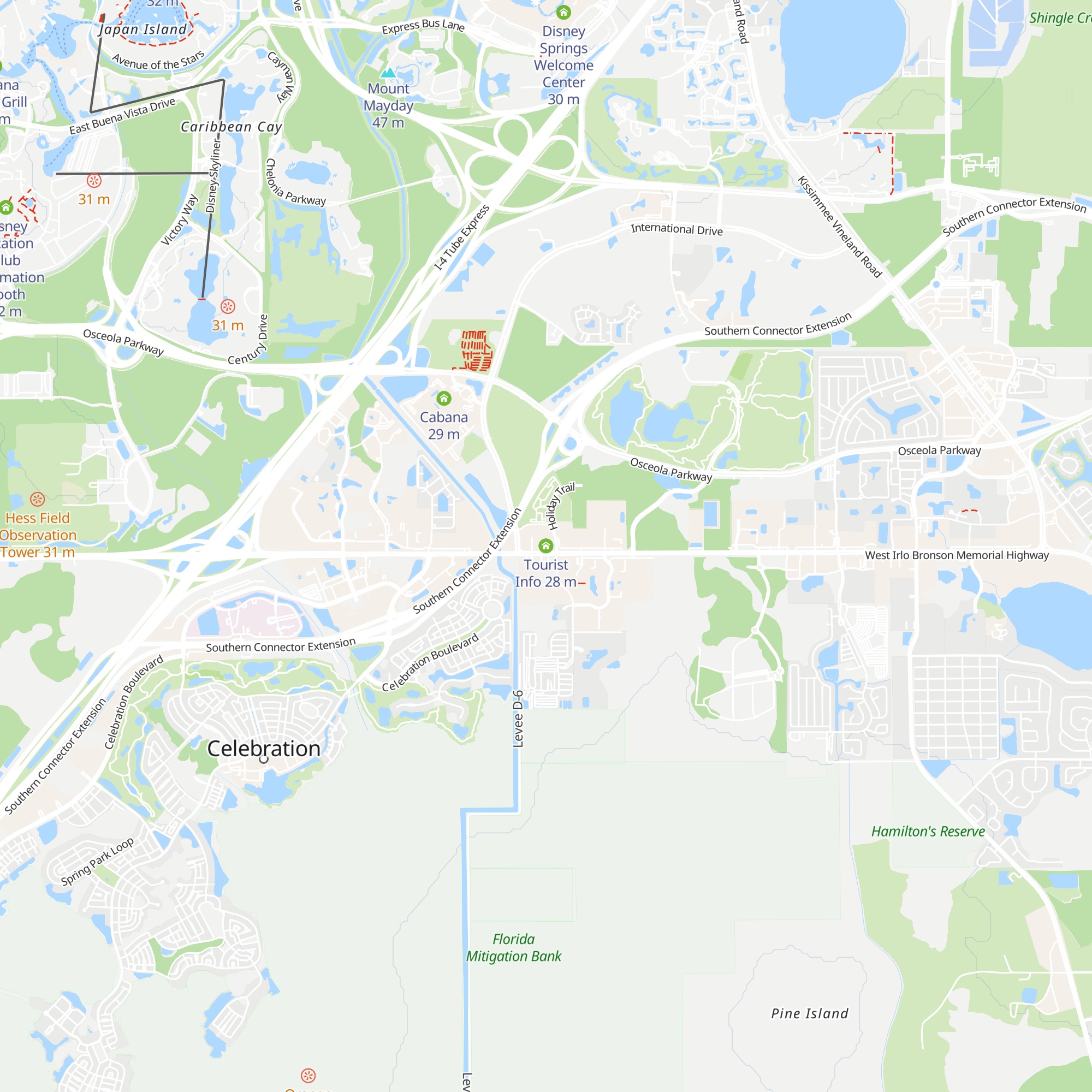 Tourist Info map
