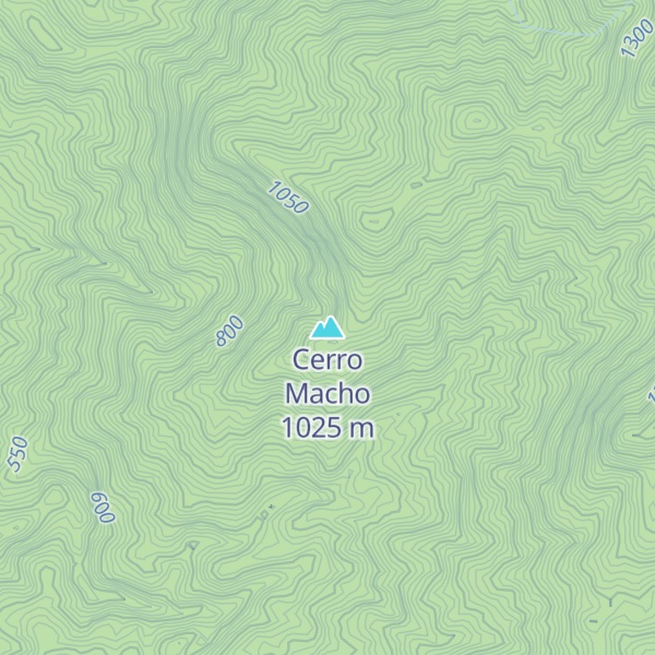 Map of Cerro Macho