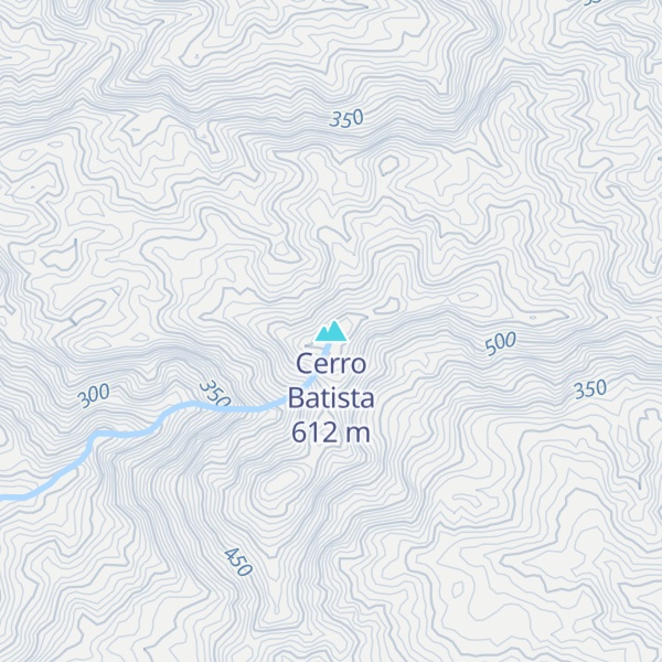 Map of Cerro Batista