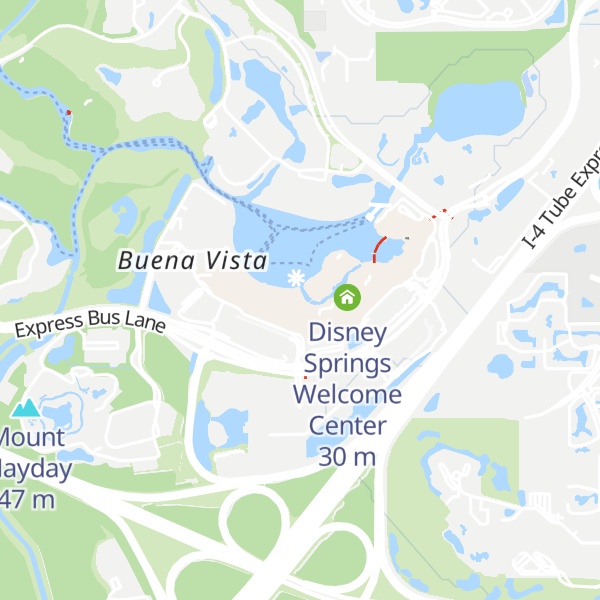 Map of Disney Vacation Club