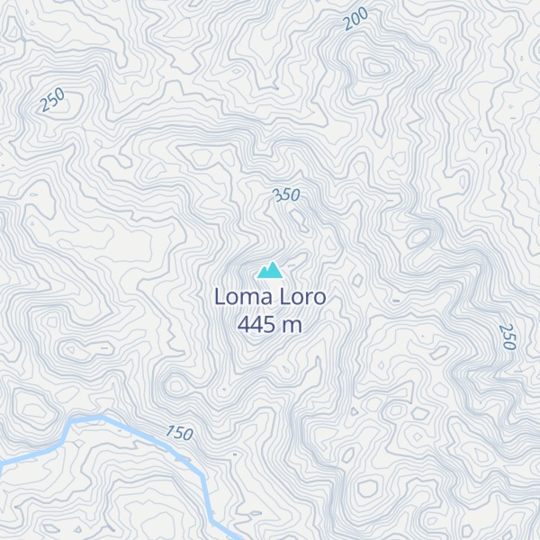 Map of Loma Loro