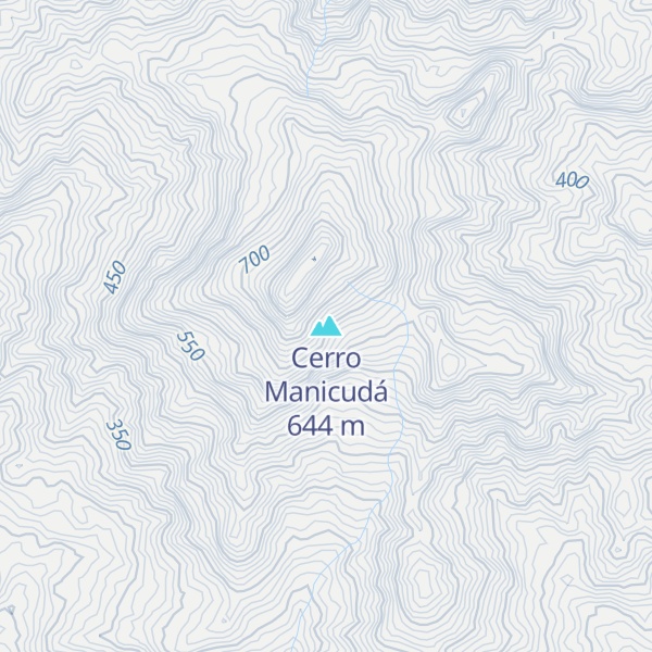 Map of Cerro Manicudá