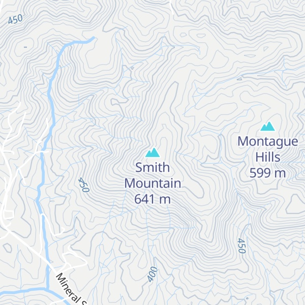 Map of Smith Mountain