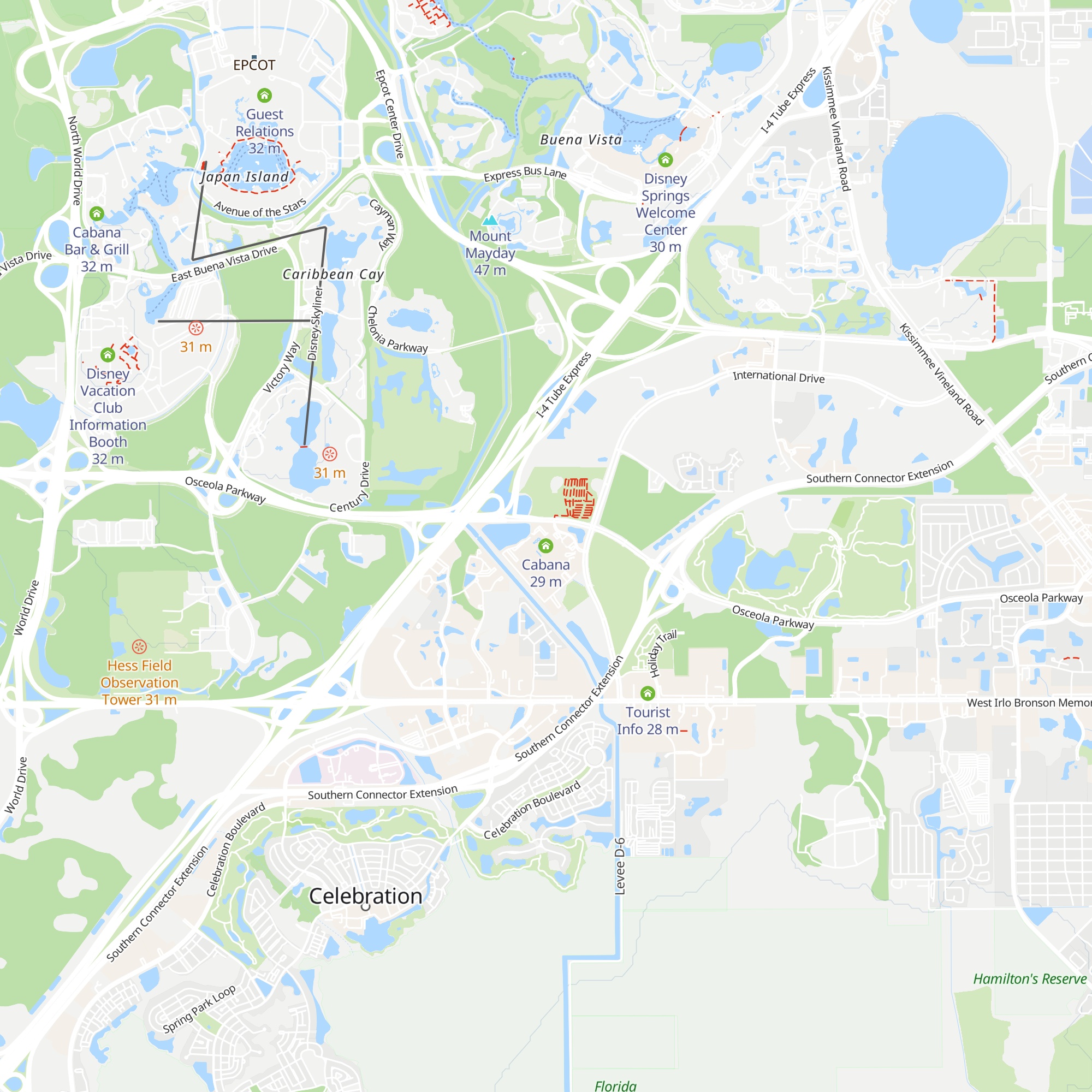Cabana map