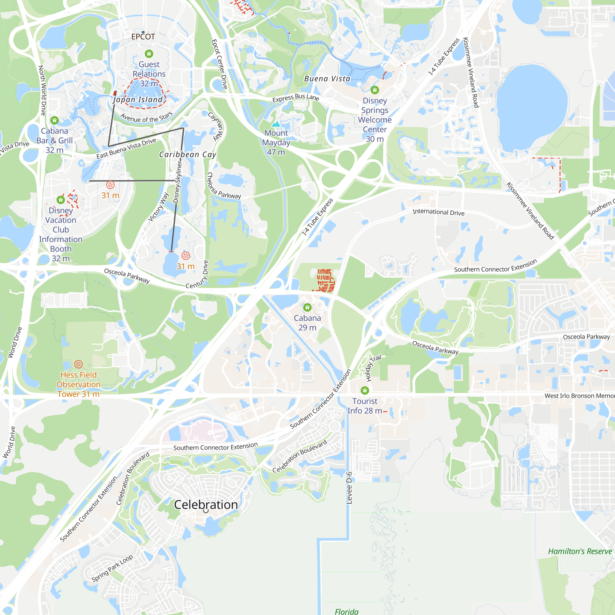 Cabana map