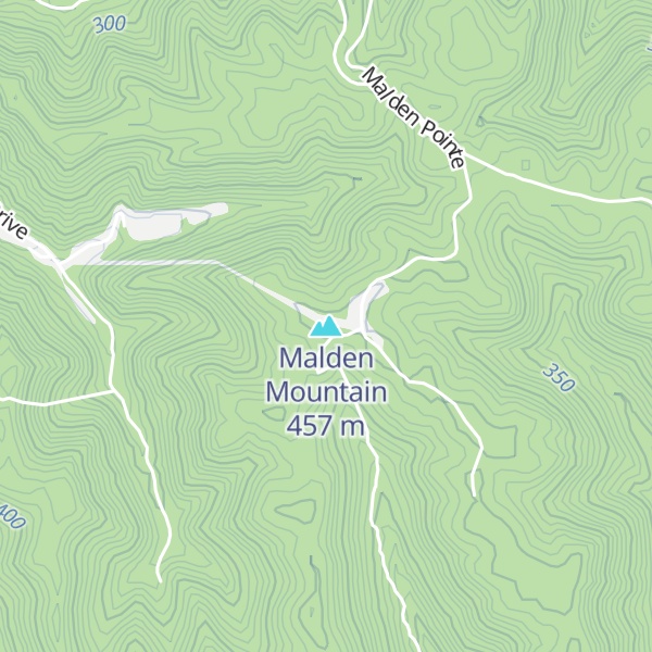 Map of Malden Mountain
