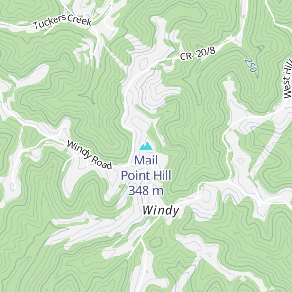 Map of Mail Point Hill